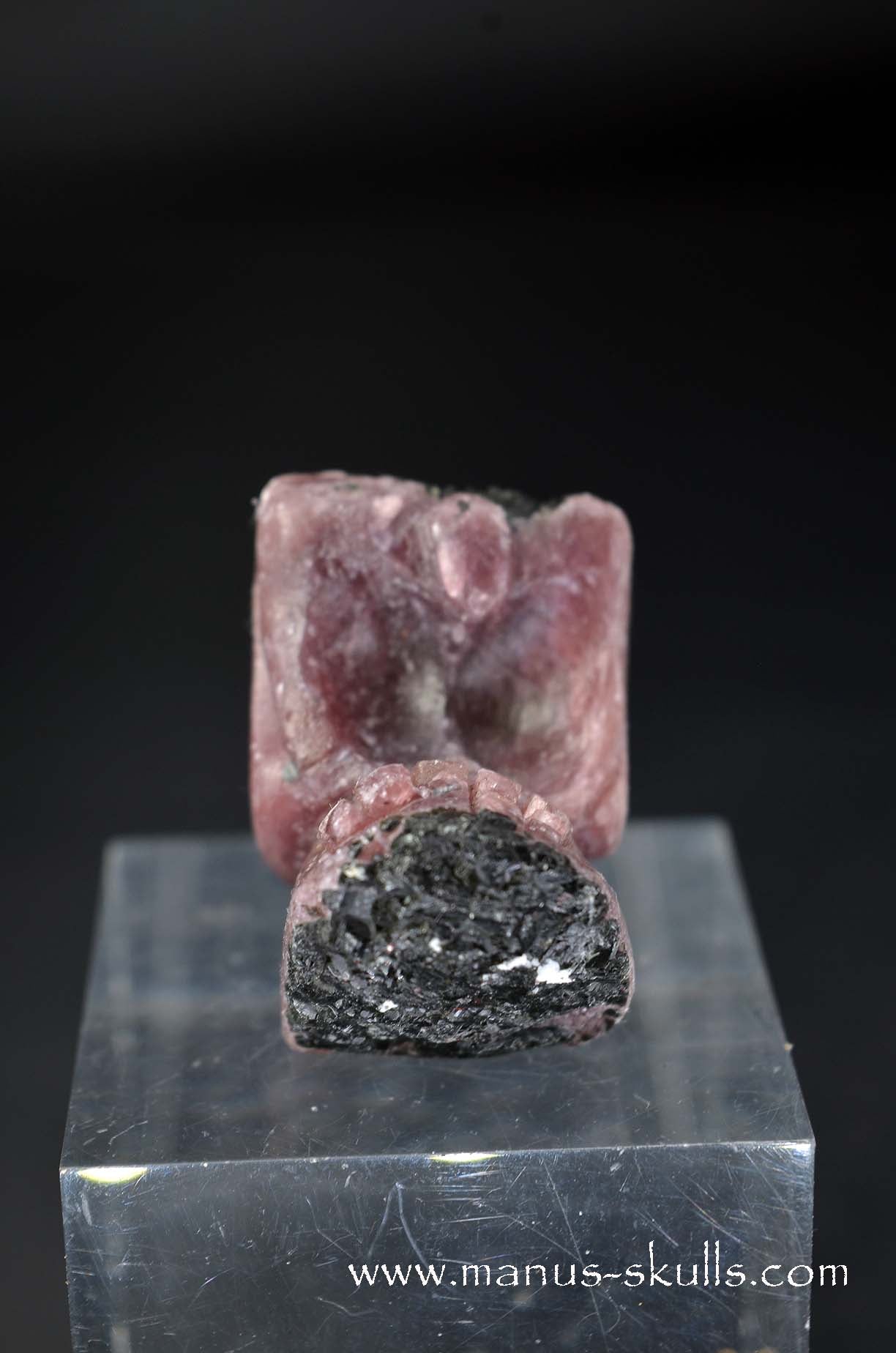 Manus skulls unique Crystal Carvings handmade skulls dragons pendants preseli bluestone tribals spiritual meaning wand Unicorn .. ruby