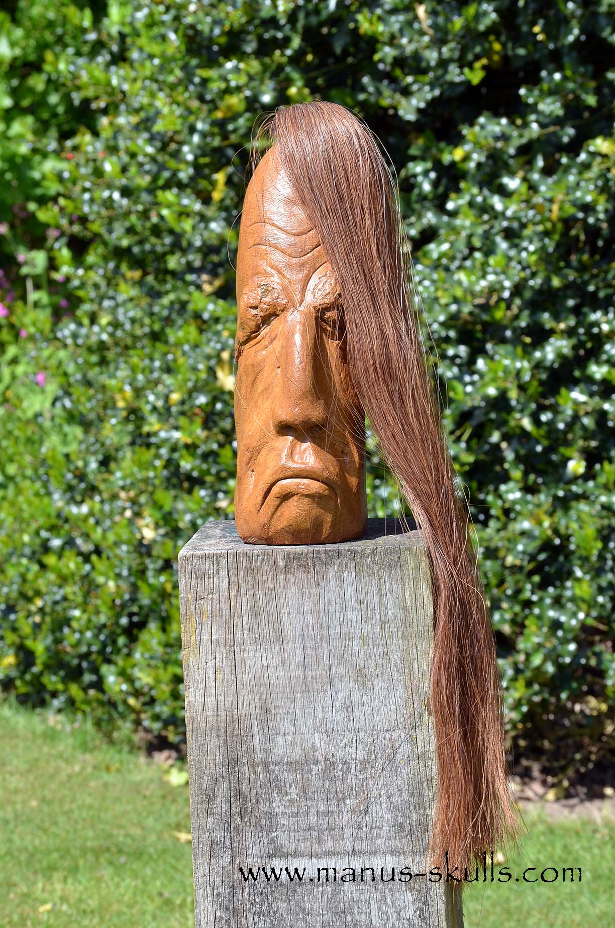 Steatite Tribal Skull (12 kg, 26+ Lbs!) #052