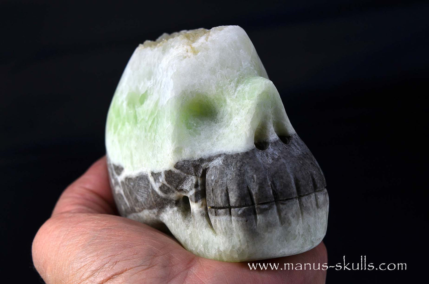 Visokalcite Skull (7 Minerals from Pyramids of Bosnia-Herzegovina)