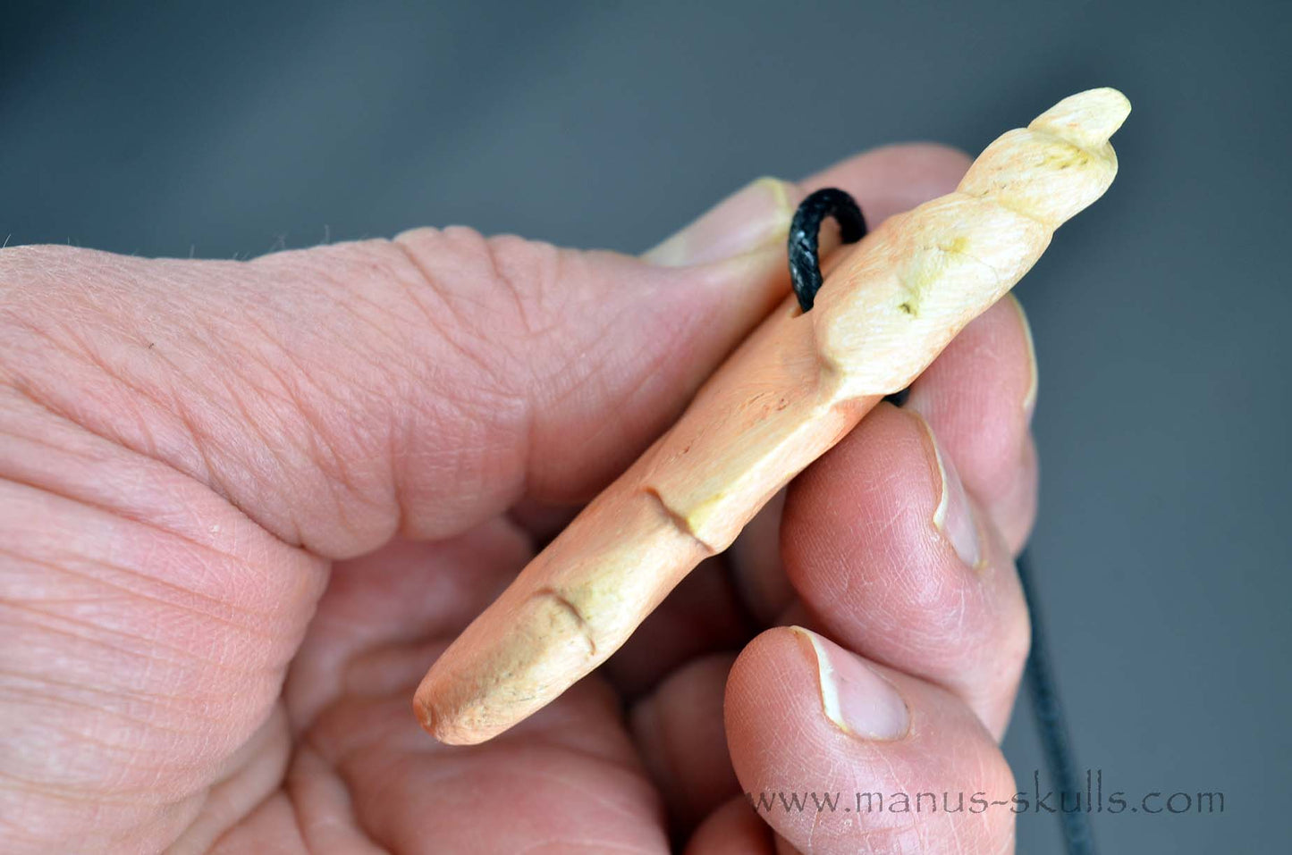 Rare Barytocelestine / Celestobaryte Tribal Skull Pendant