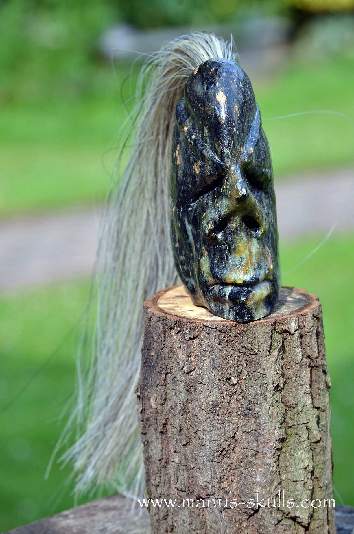 Steatite Tribal Skull #56