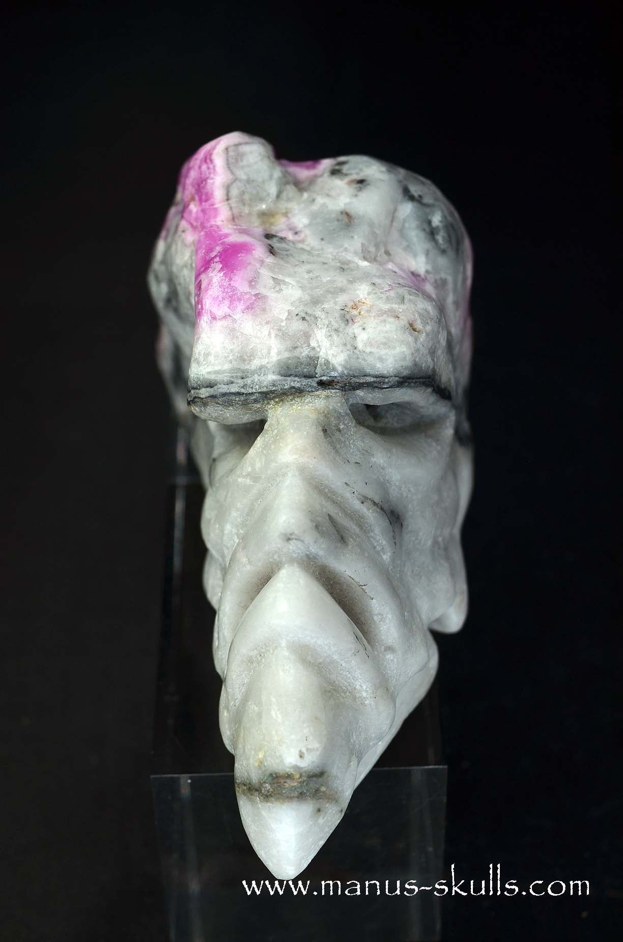 Manus skulls unique Crystal Carvings handmade skulls dragons pendants preseli bluestone tribals spiritual meaning wand Unicorn .. cobalto calcite bird