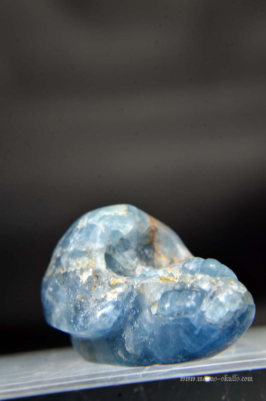 Manus skulls unique Crystal Carvings handmade skulls dragons pendants preseli bluestone tribals spiritual meaning wand Unicorn .. Blue Sapphire