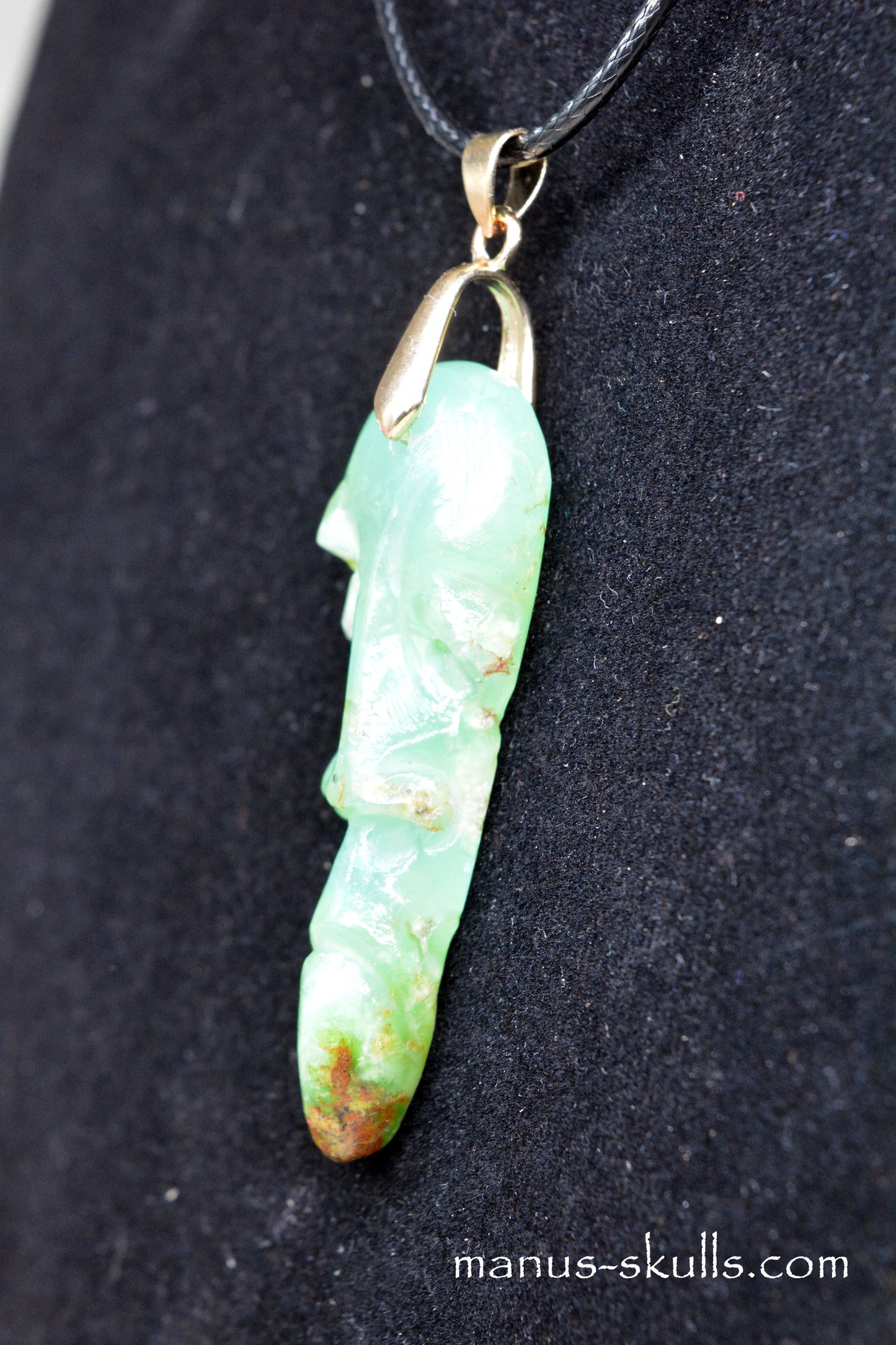 Chrysoprase Tribal Pendant