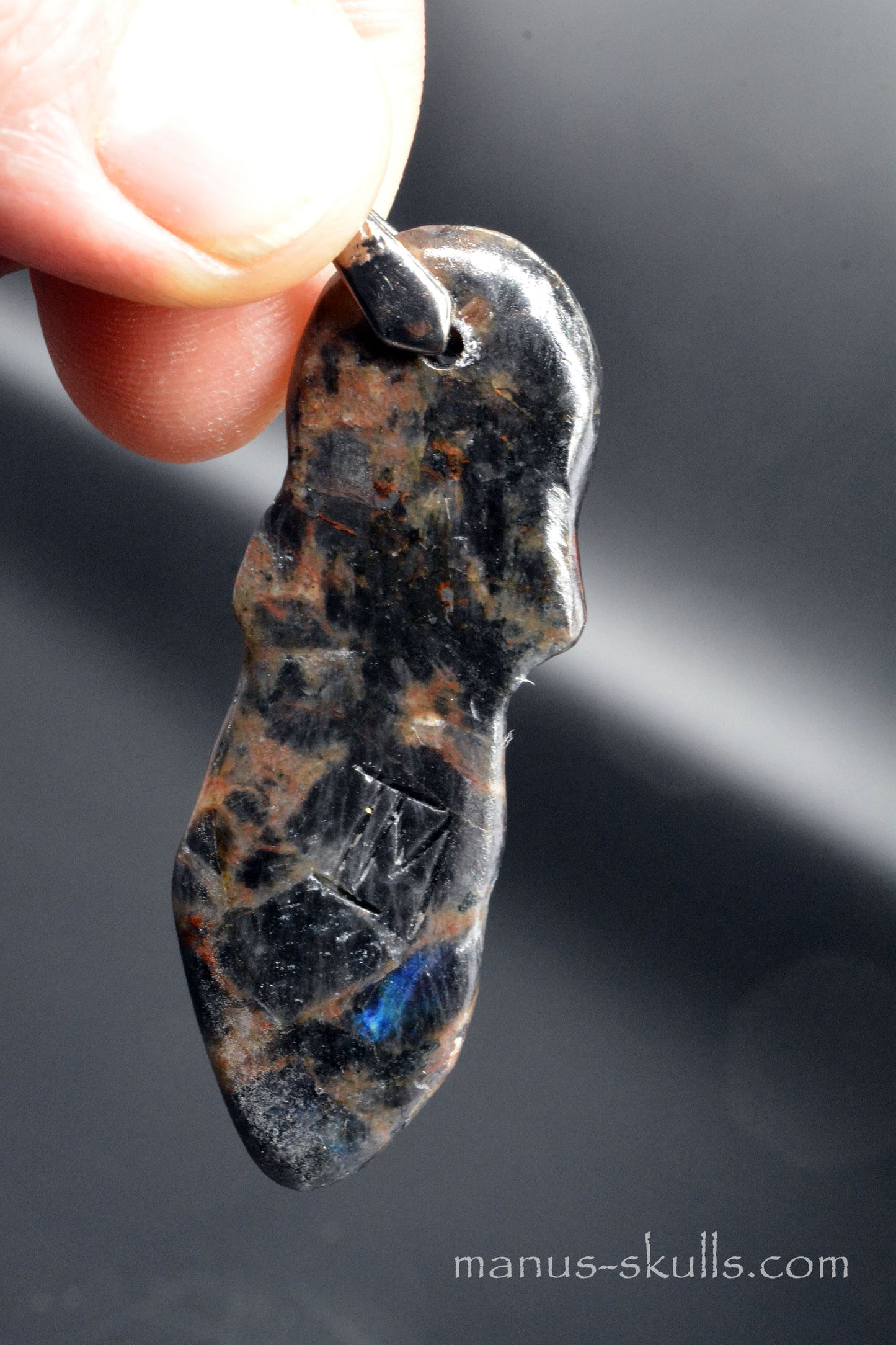 Spectrolite Tribal Pendant