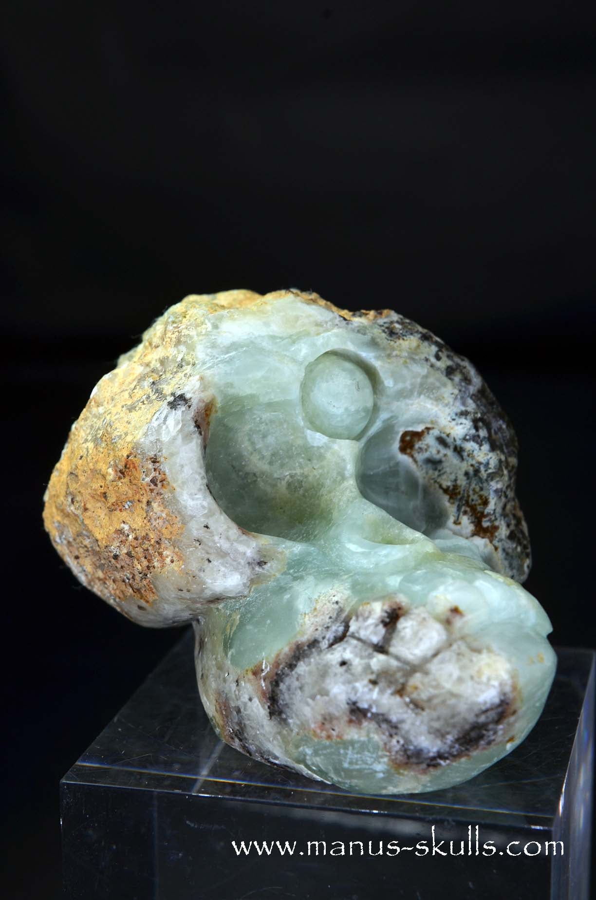 Manus skulls unique Crystal Carvings handmade skulls dragons pendants preseli bluestone tribals spiritual meaning wand Unicorn .. prehnite Evolian 2025