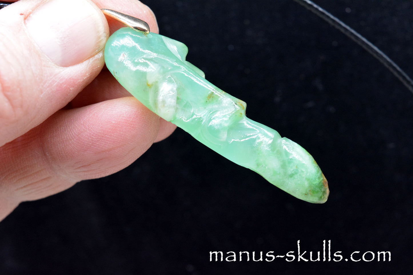 Chrysoprase Tribal Pendant