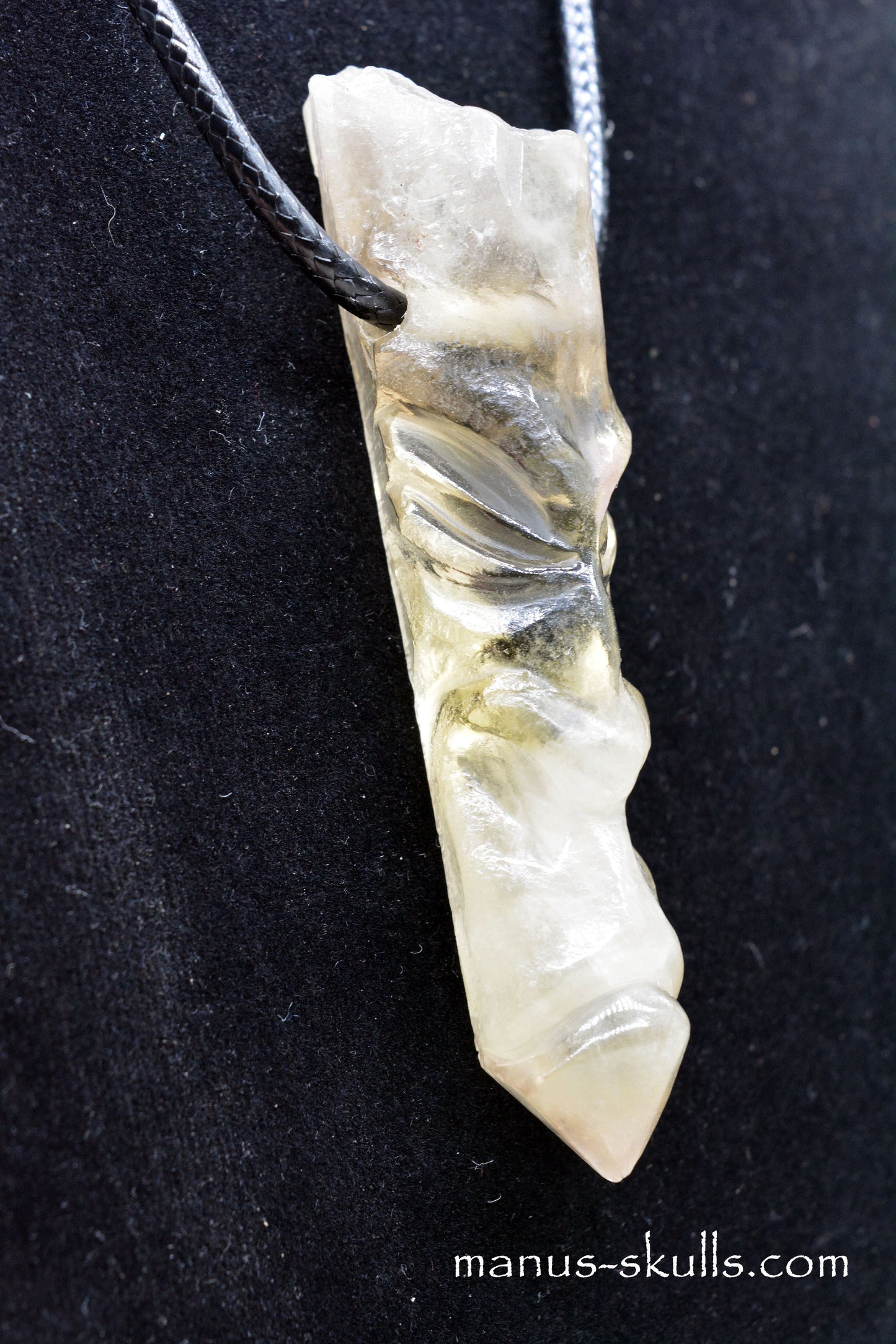 Large Citrine Tribal Pendant