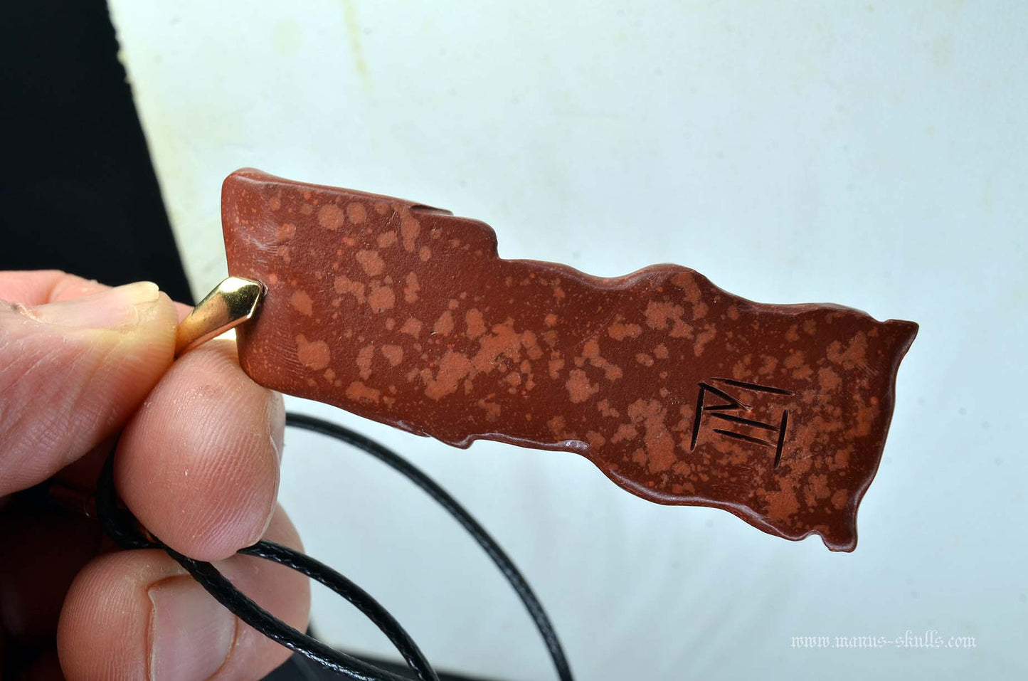 Catlinite (Pipestone) Tribal Pendant