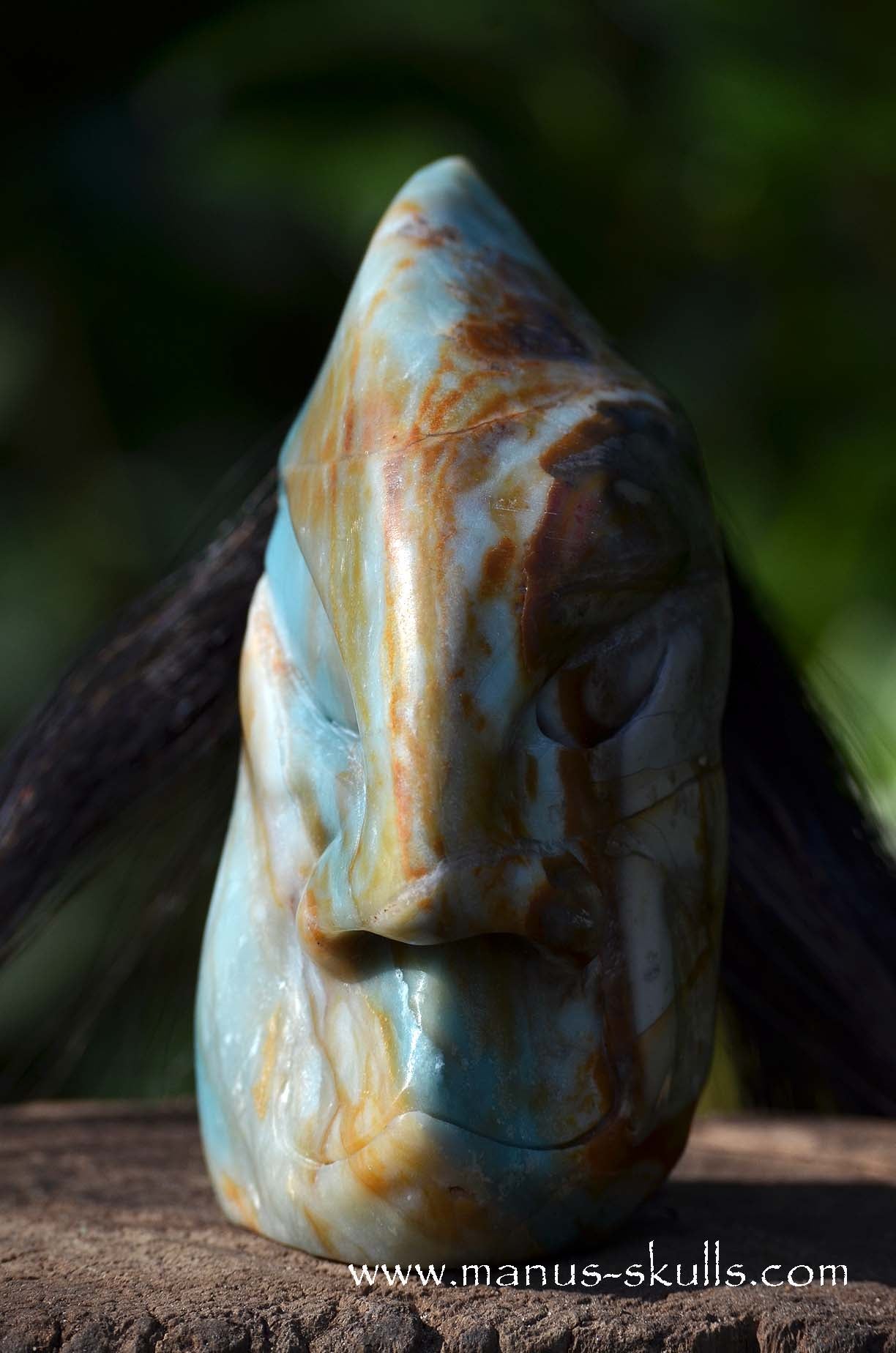 Manus skulls unique Crystal Carvings handmade skulls dragons pendants preseli bluestone tribals spiritual meaning wand Unicorn .. chinese amazonite