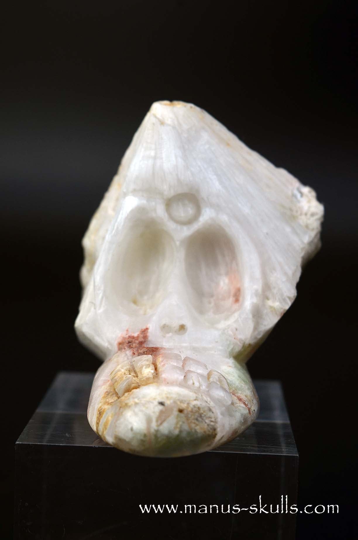 Manus skulls unique Crystal Carvings handmade skulls dragons pendants preseli bluestone tribals spiritual meaning wand Unicorn .. scolecite evolian 2025