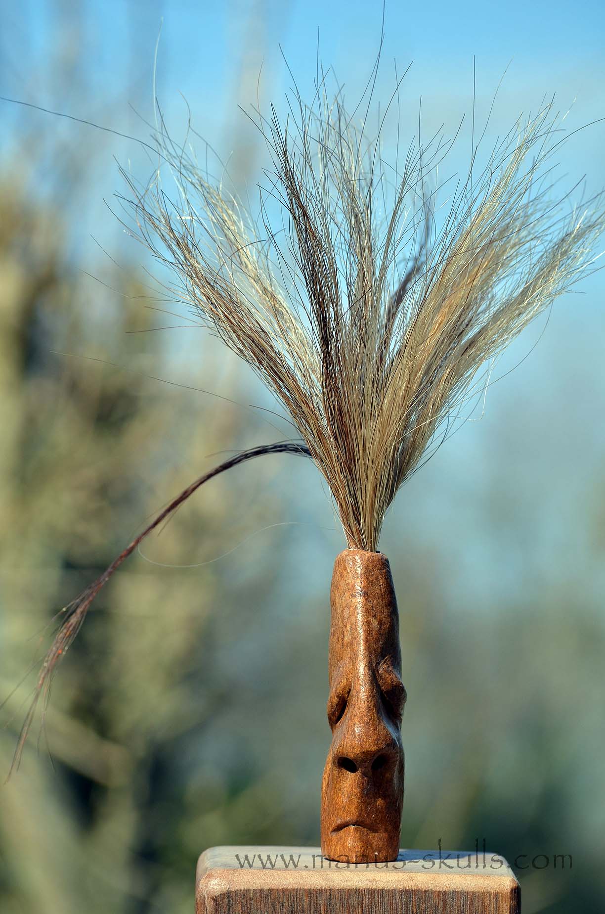 Steatite Tribal Skull #024