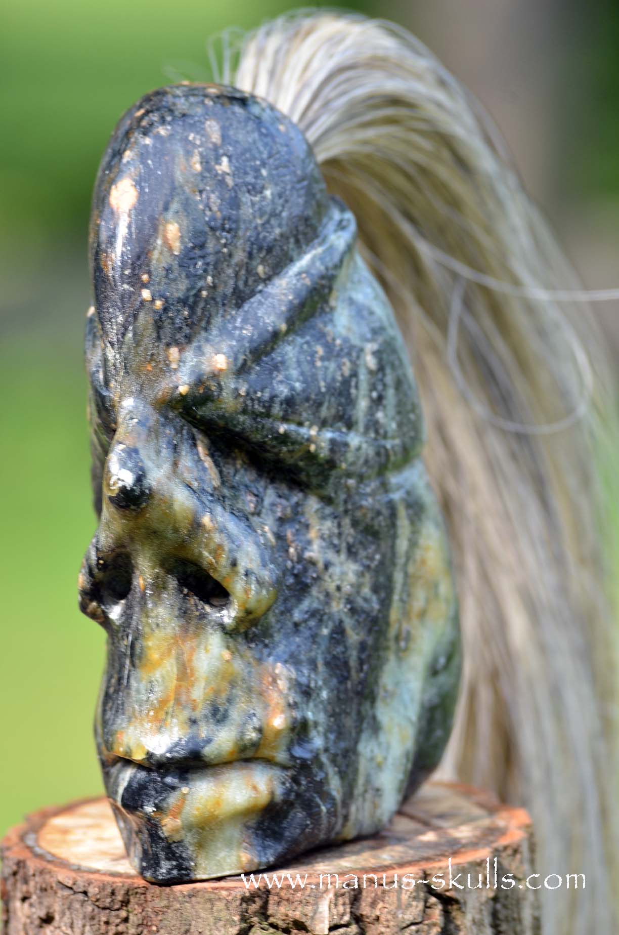 Steatite Tribal Skull #56