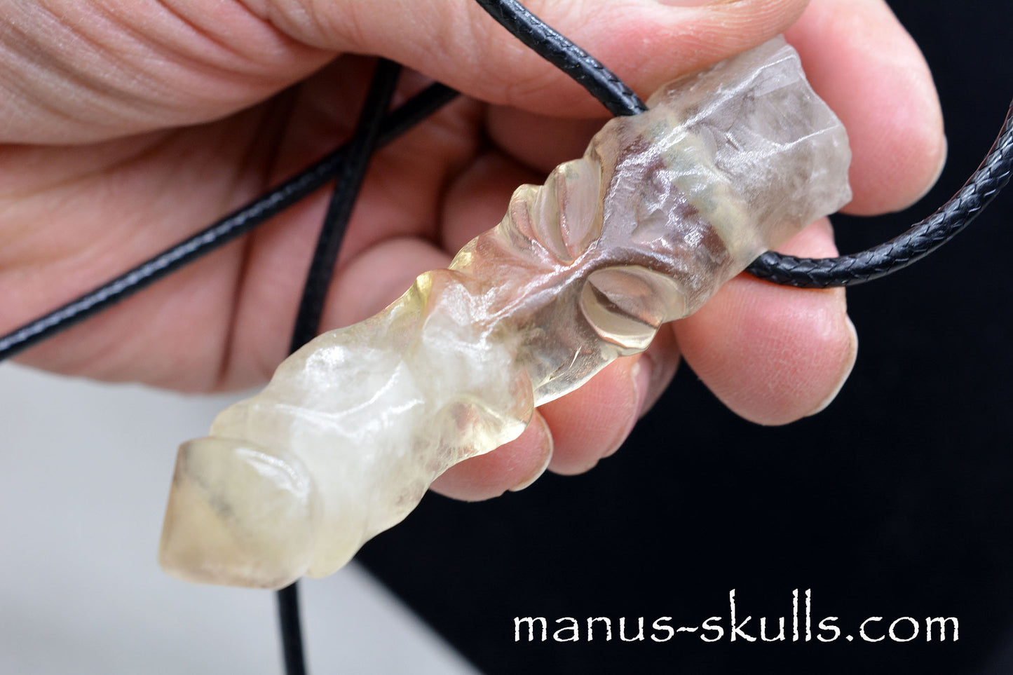 Large Citrine Tribal Pendant