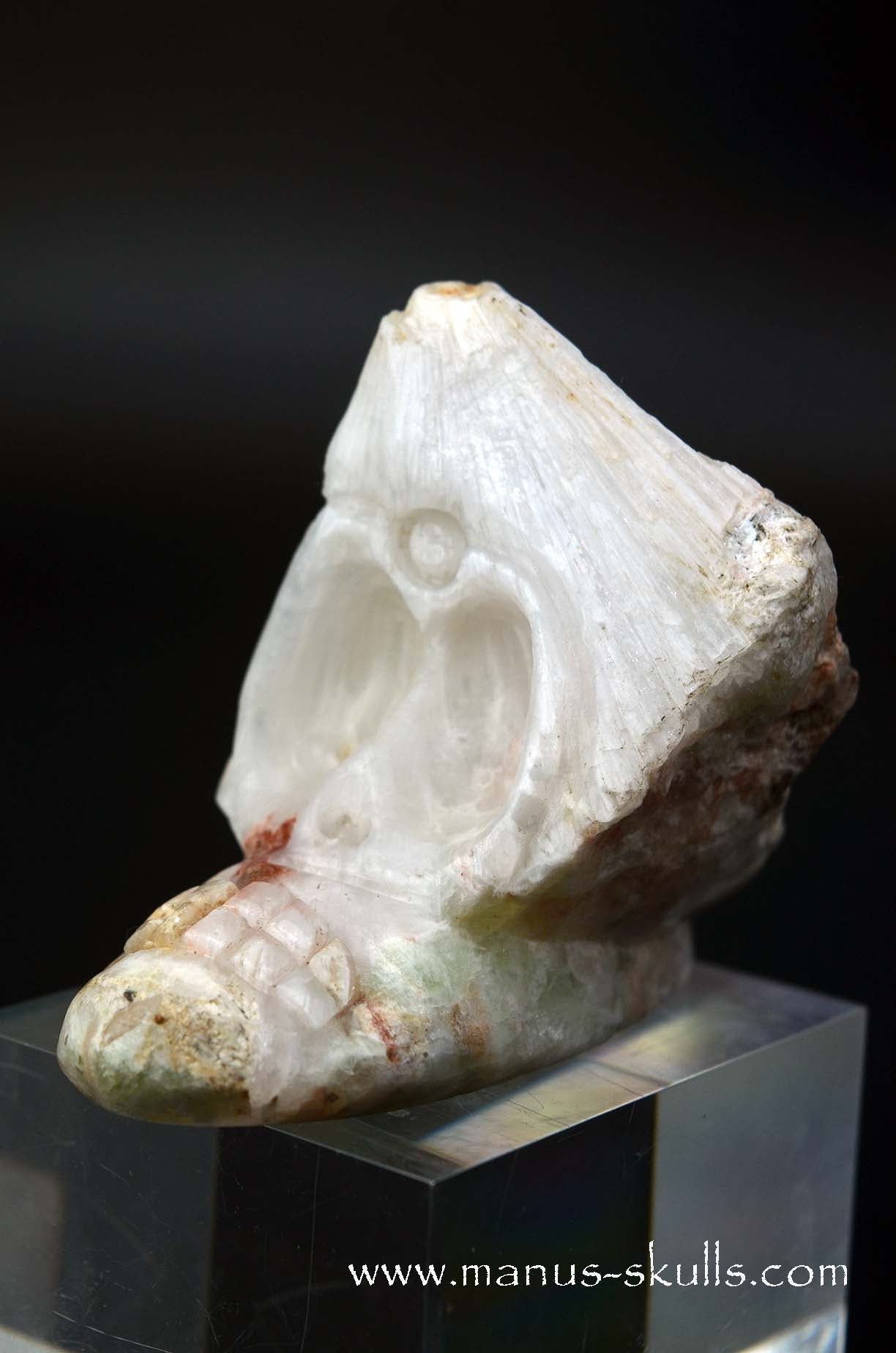 Manus skulls unique Crystal Carvings handmade skulls dragons pendants preseli bluestone tribals spiritual meaning wand Unicorn .. scolecite evolian 2025