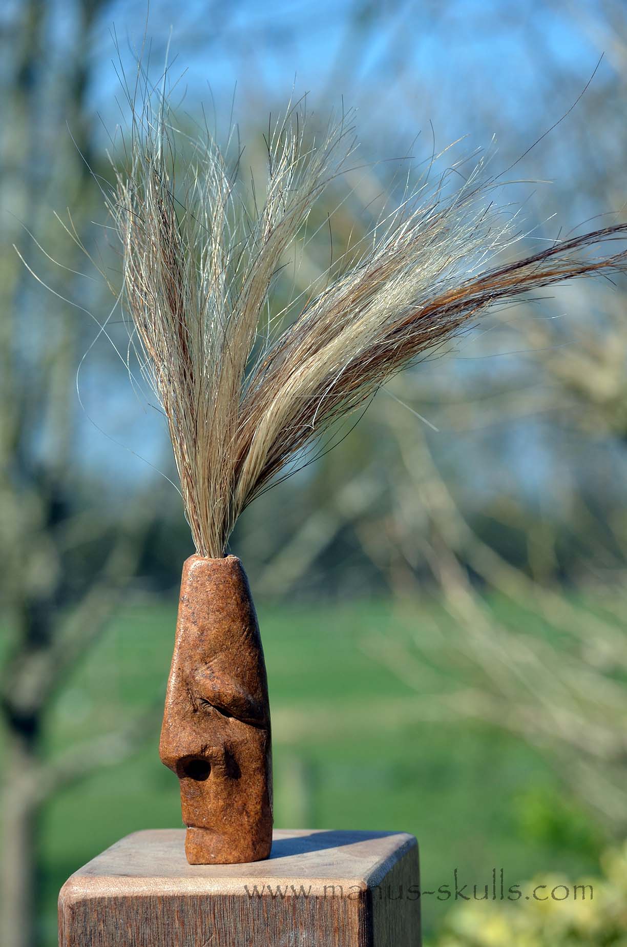 Steatite Tribal Skull #024