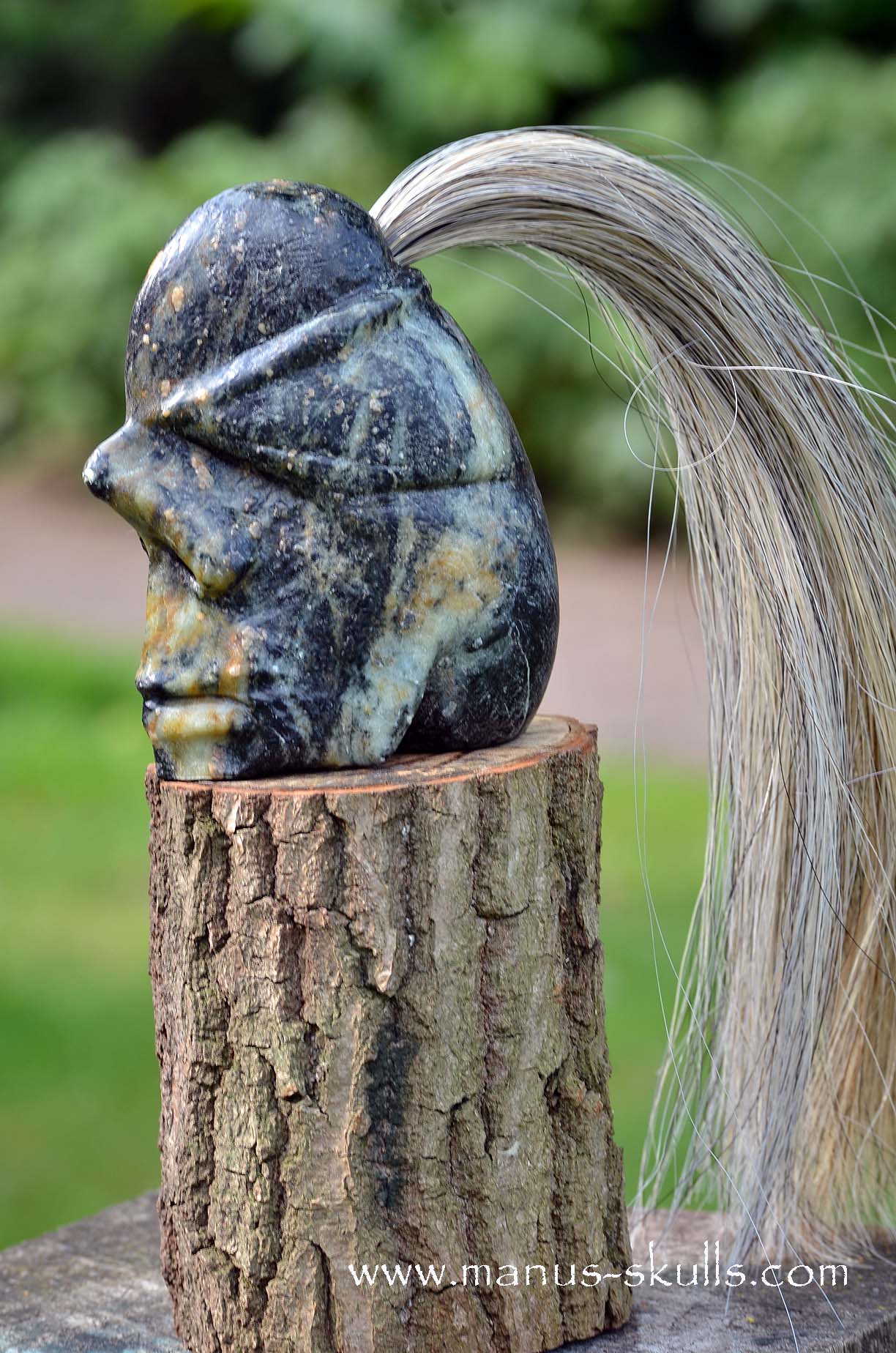 Steatite Tribal Skull #56