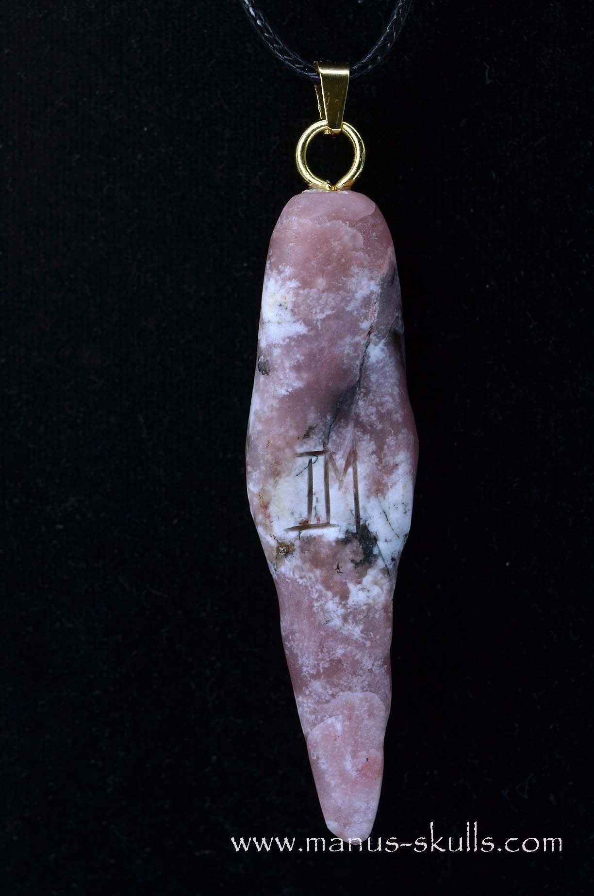 Petalite tribal Pendant #3