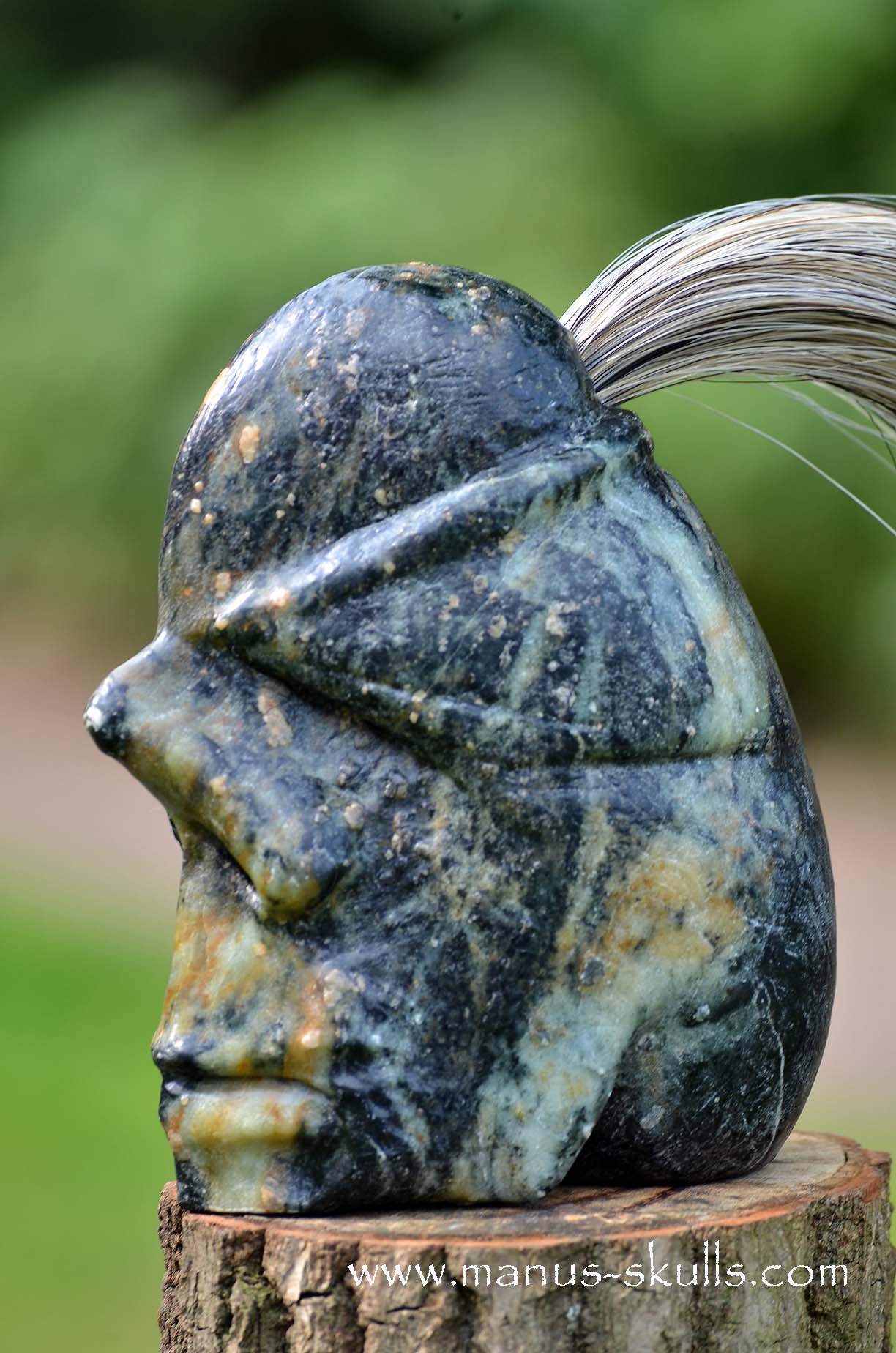 Steatite Tribal Skull #56