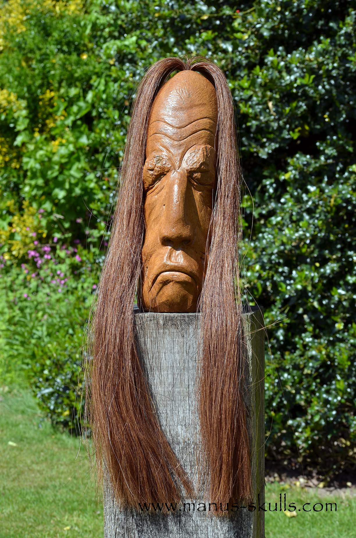 Steatite Tribal Skull (12 kg, 26+ Lbs!) #052