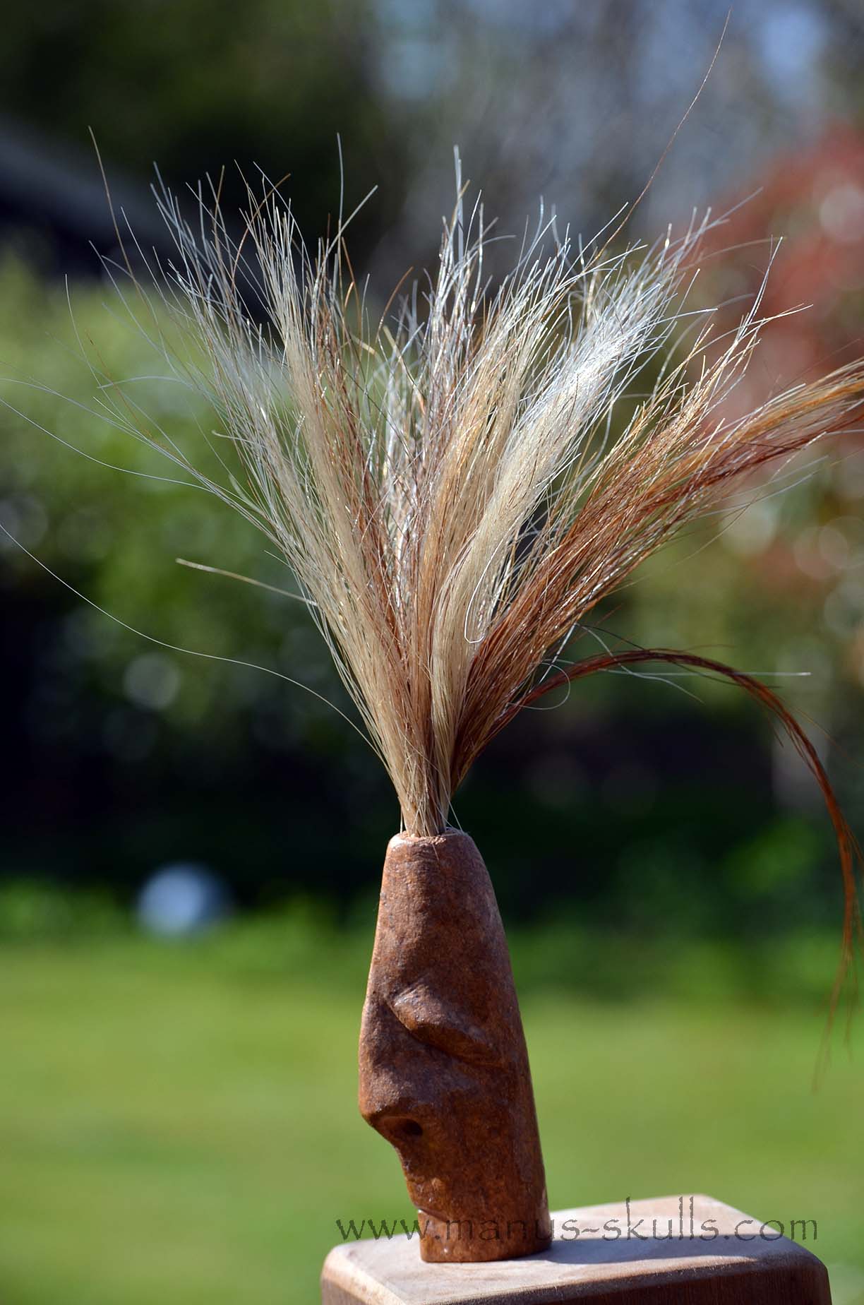 Steatite Tribal Skull #024