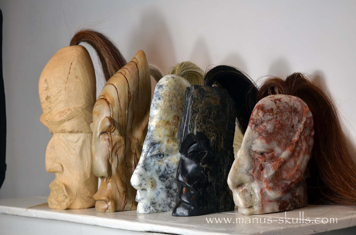 Landscape Jasper Tribal Statue #006