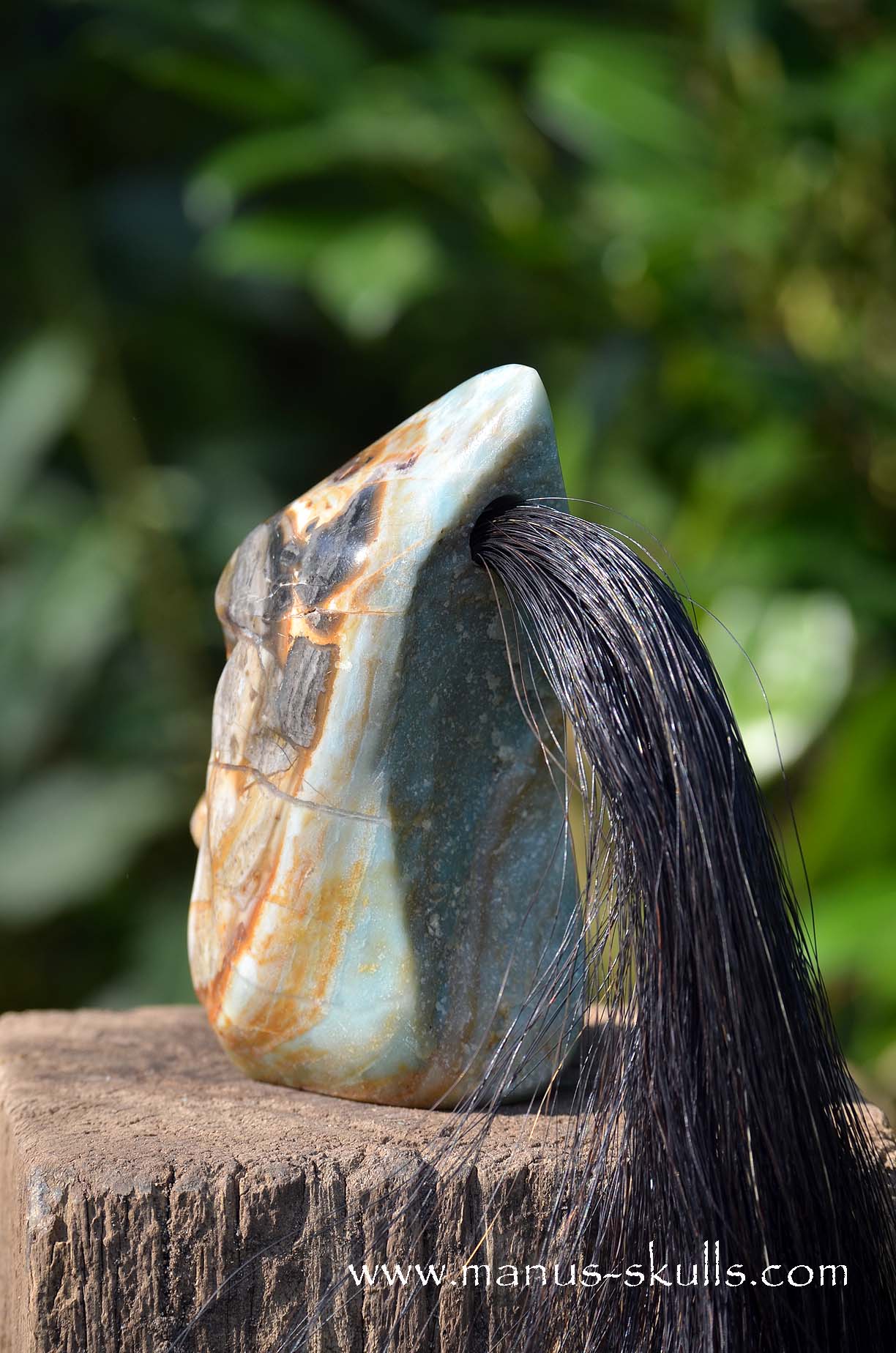 Chinese Amazonite Tribal Skull #69