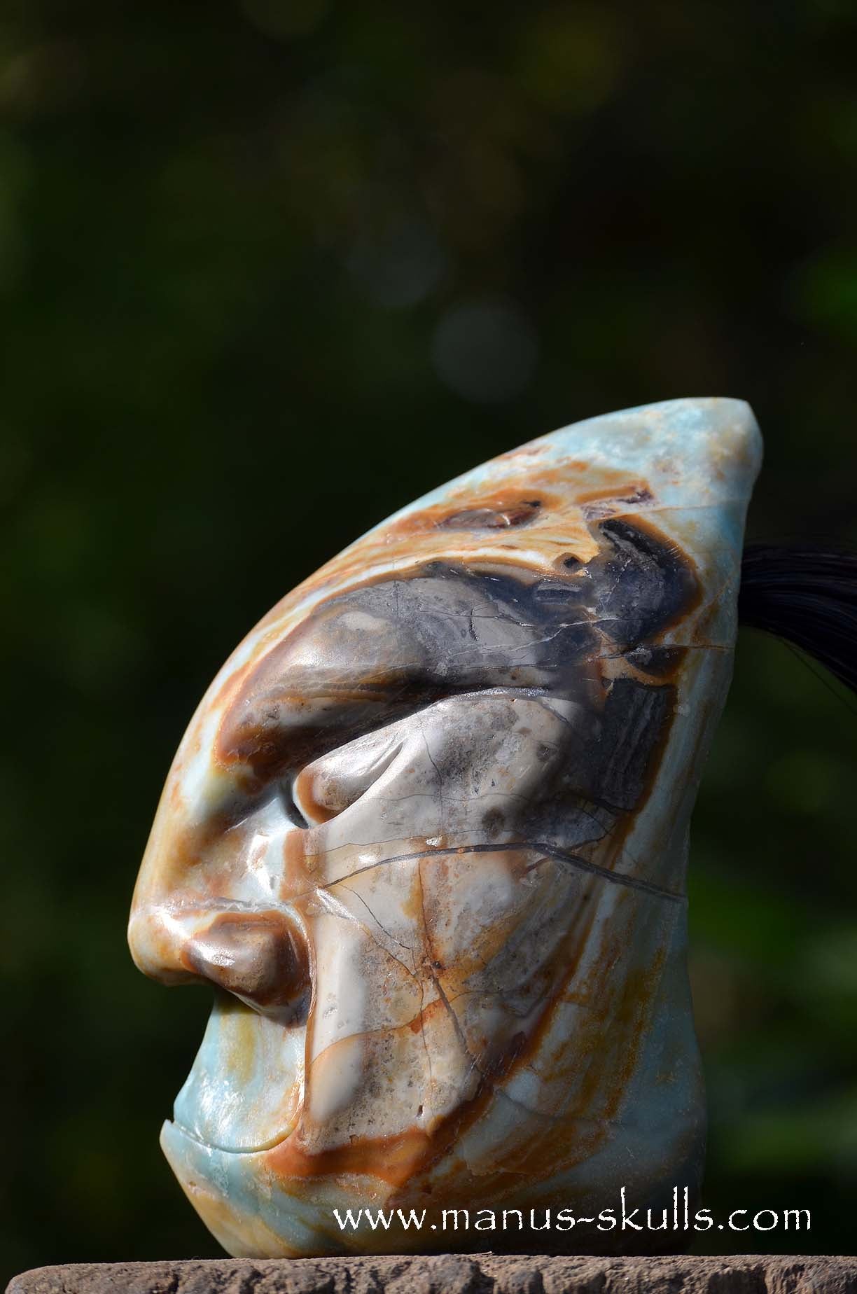 Chinese Amazonite Tribal Skull #69