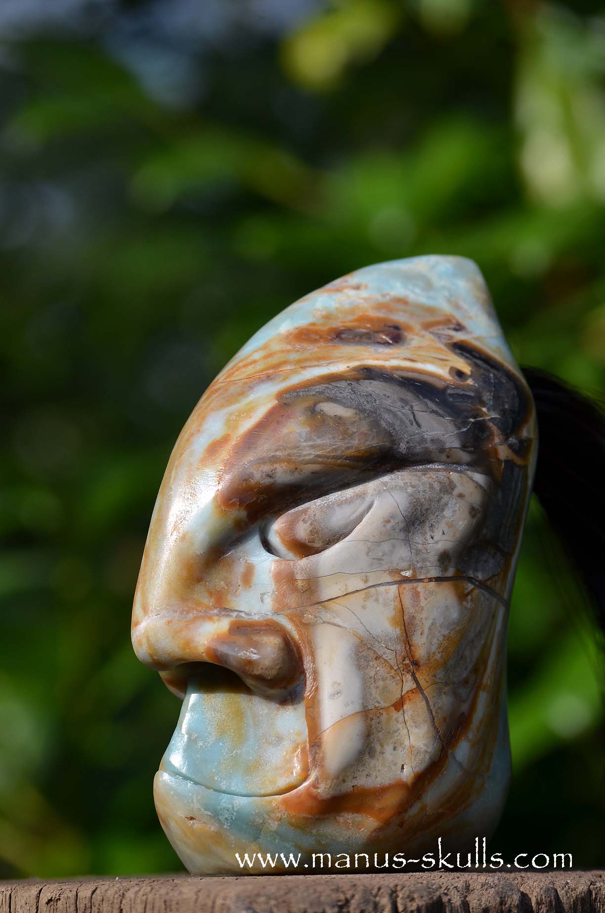 Chinese Amazonite Tribal Skull #69