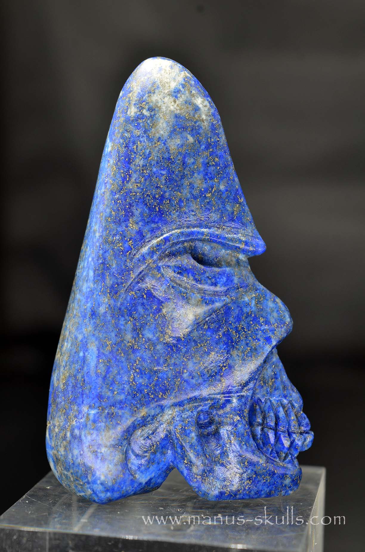 Lapiz Lazuli Conehead Skull
