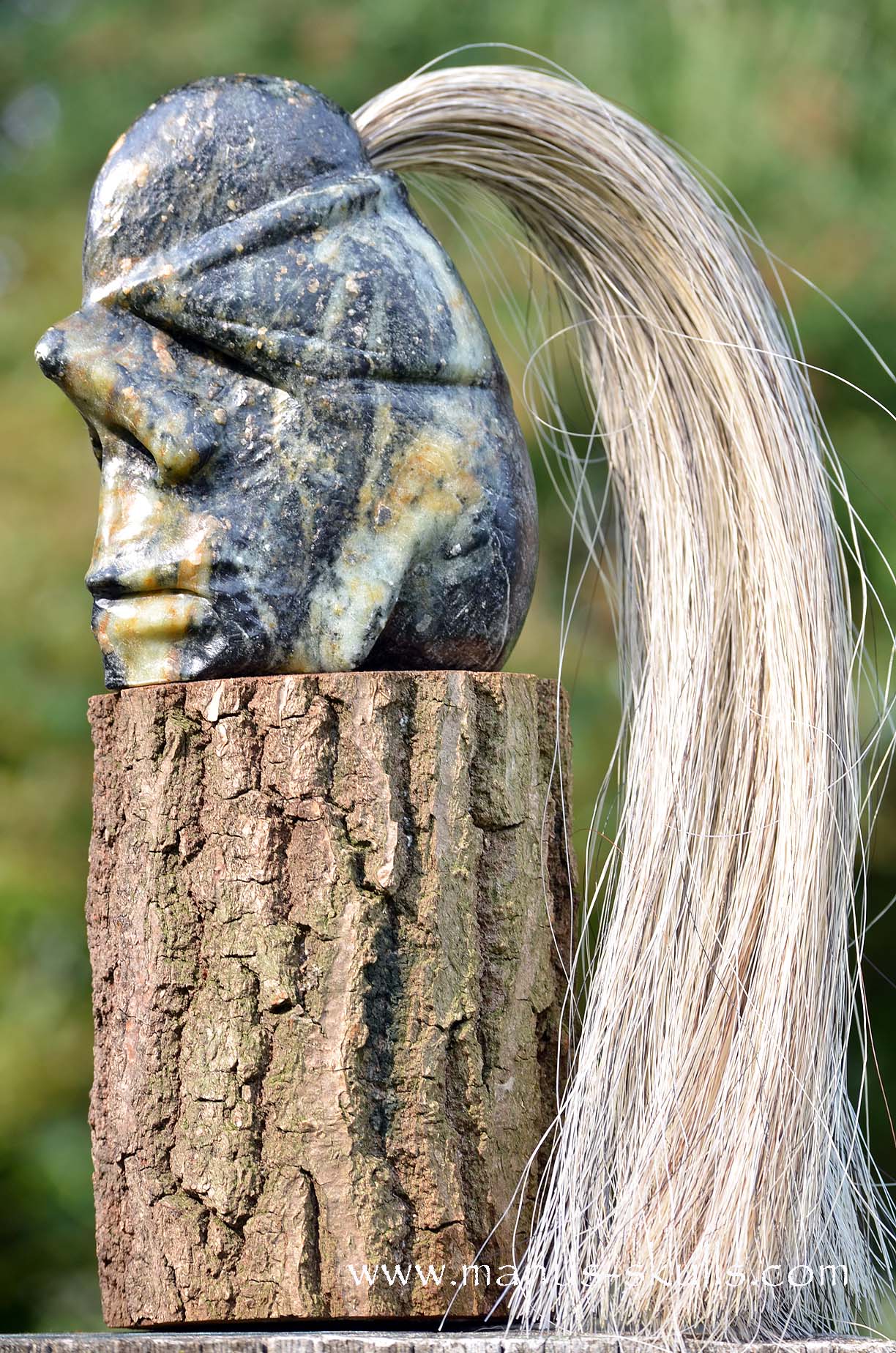 Steatite Tribal Skull #56