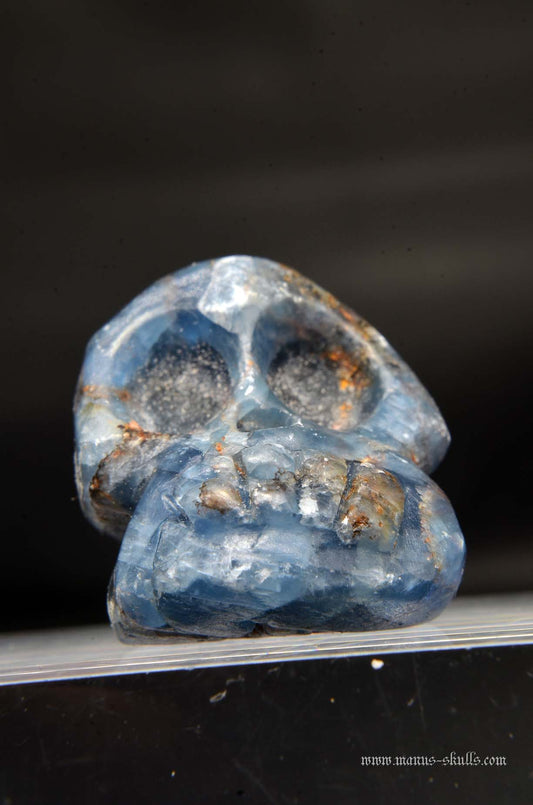 Manus skulls unique Crystal Carvings handmade skulls dragons pendants preseli bluestone tribals spiritual meaning wand Unicorn .. Blue Sapphire