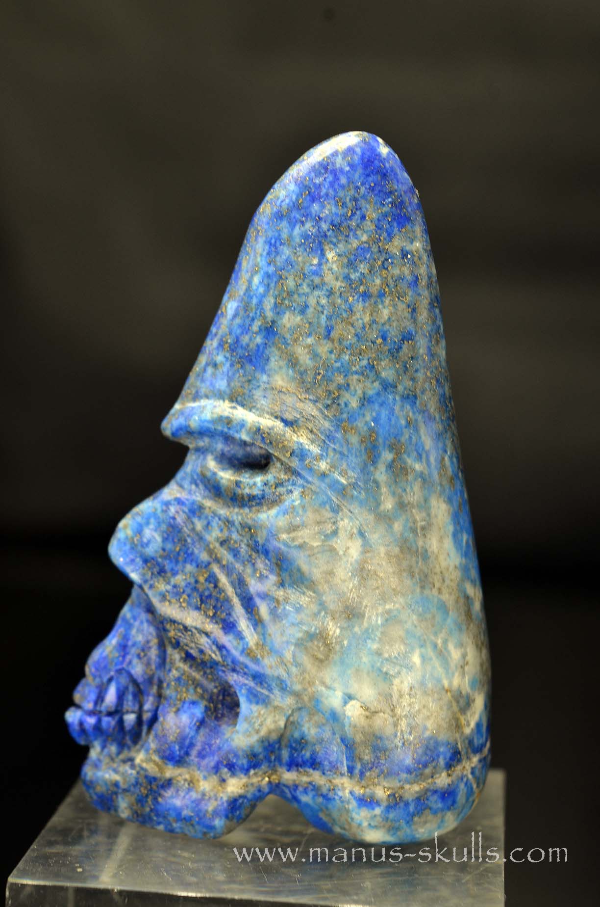 Lapiz Lazuli Conehead Skull