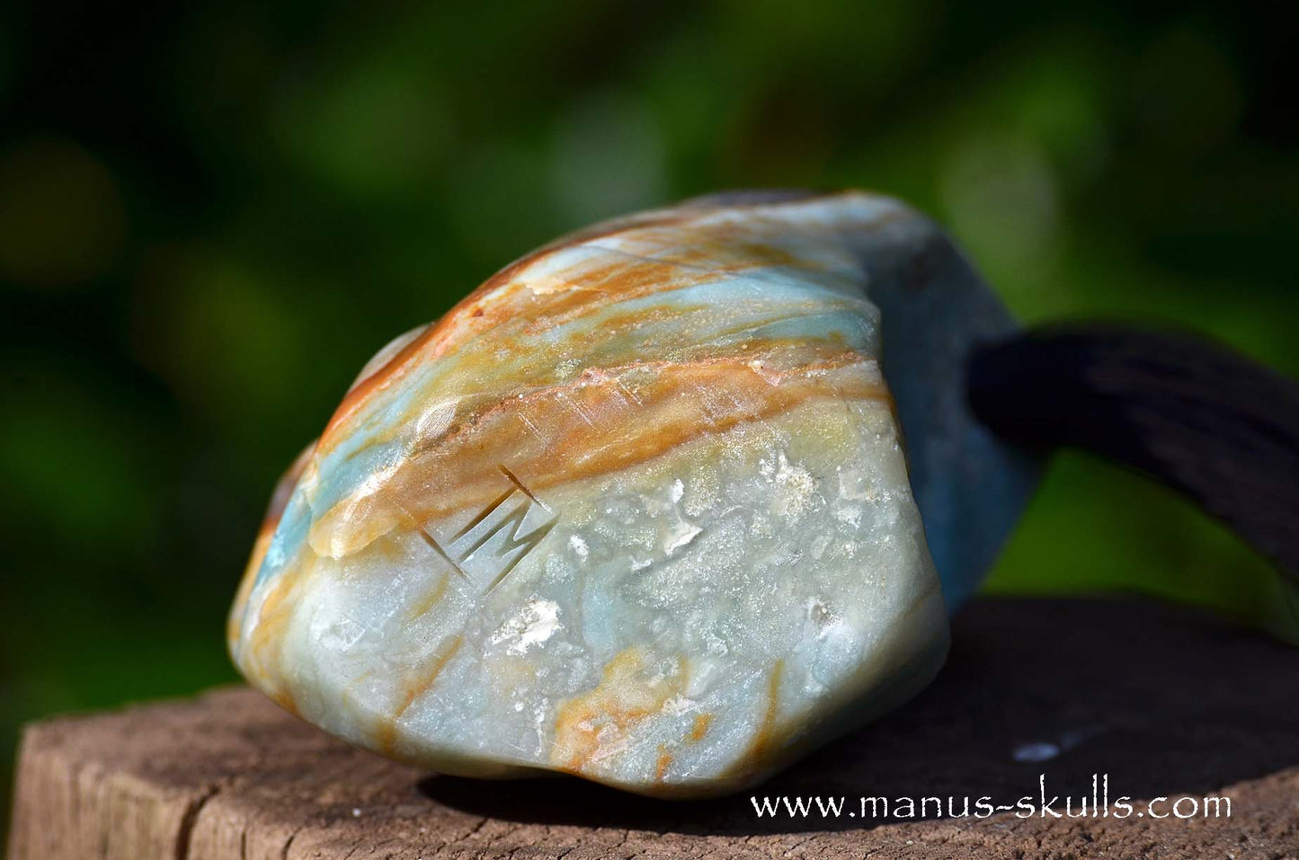 Chinese Amazonite Tribal Skull #69