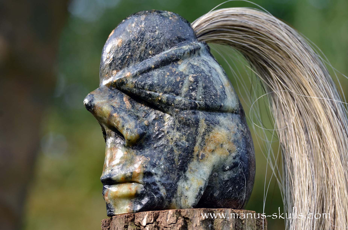 Steatite Tribal Skull #56