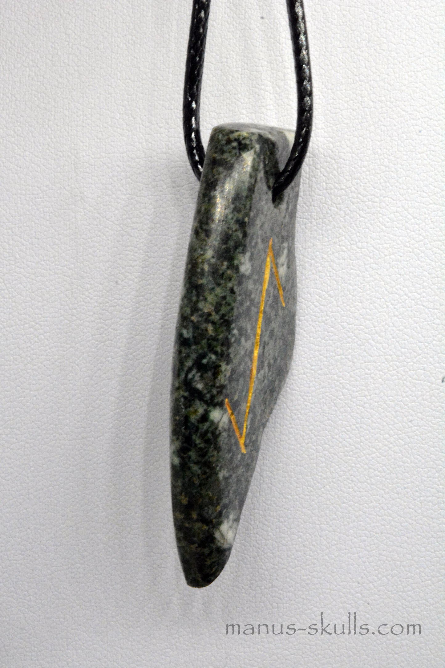 Preseli Bluestone rune pendant EIWAZ