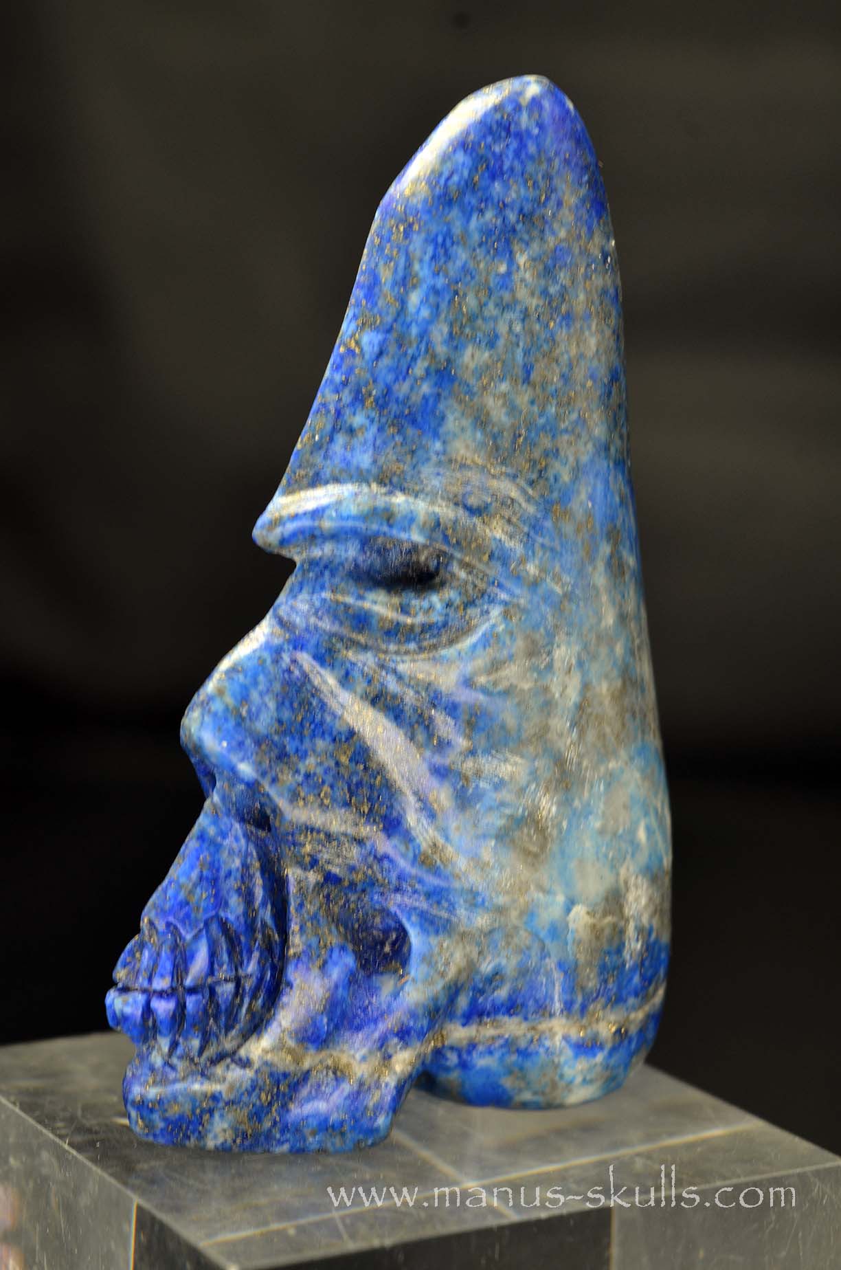 Lapiz Lazuli Conehead Skull