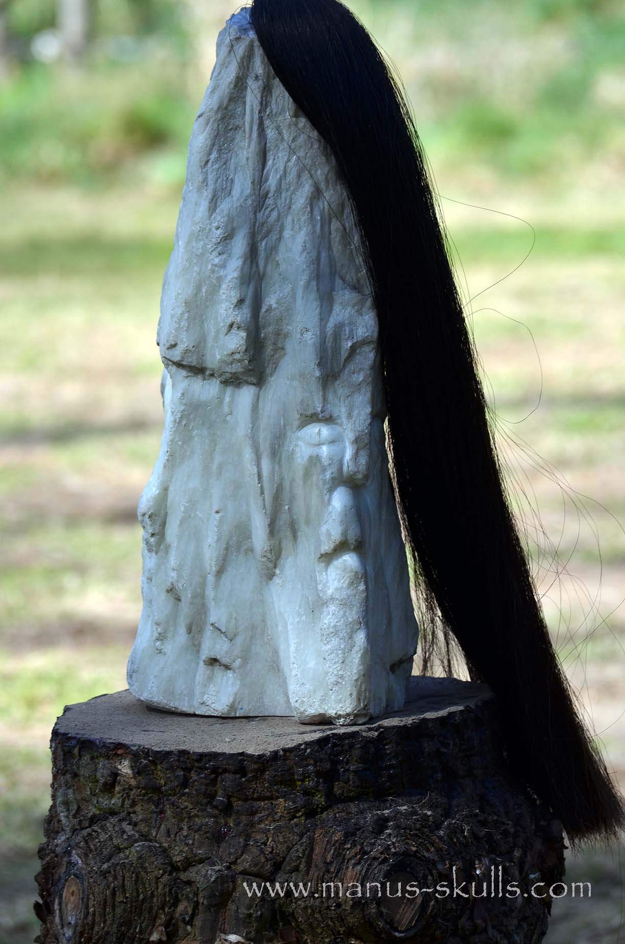 White Onyx Tribal Statue #002