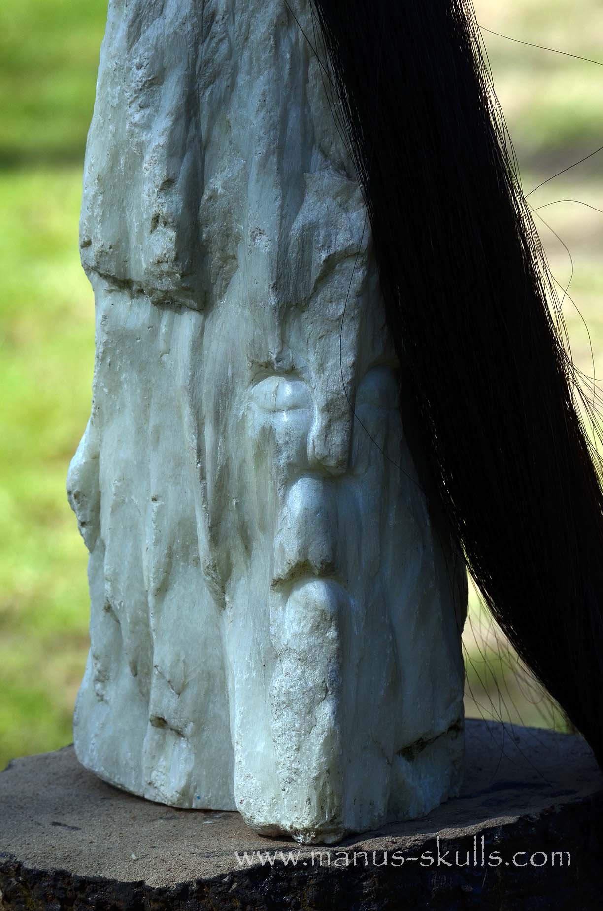 White Onyx Tribal Statue #002