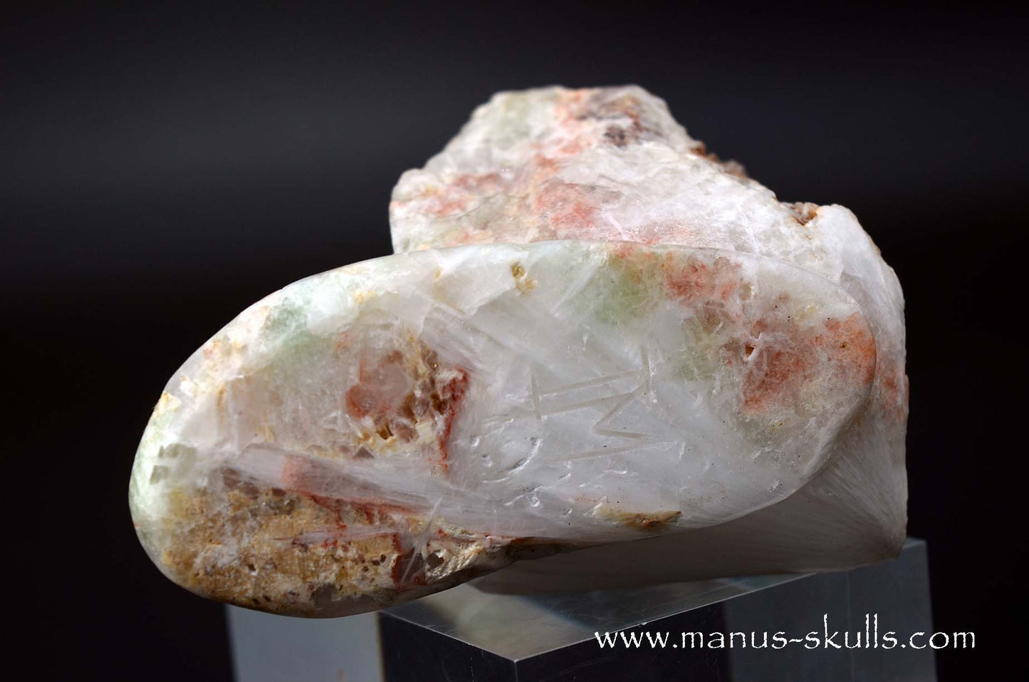 Scolecite Evolian Skull #03