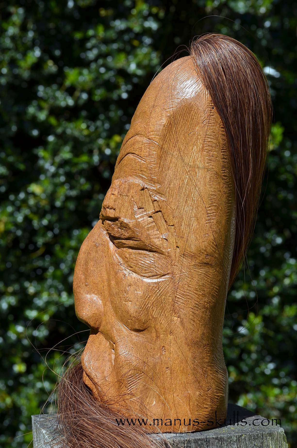 Steatite Tribal Skull (12 kg, 26+ Lbs!) #052