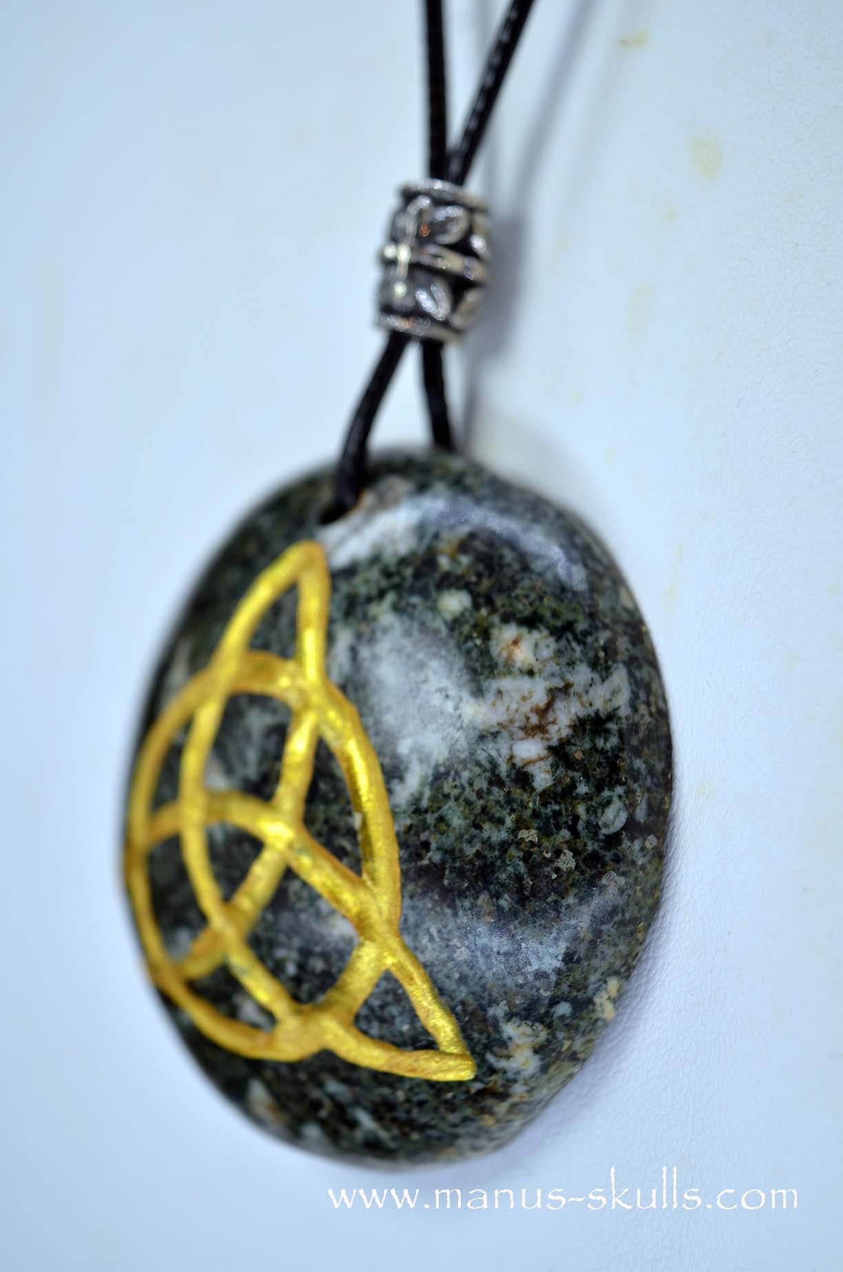 Manus skulls unique Crystal Carvings handmade skulls dragons pendants preseli bluestone tribals spiritual meaning wand Unicorn .. triquetra