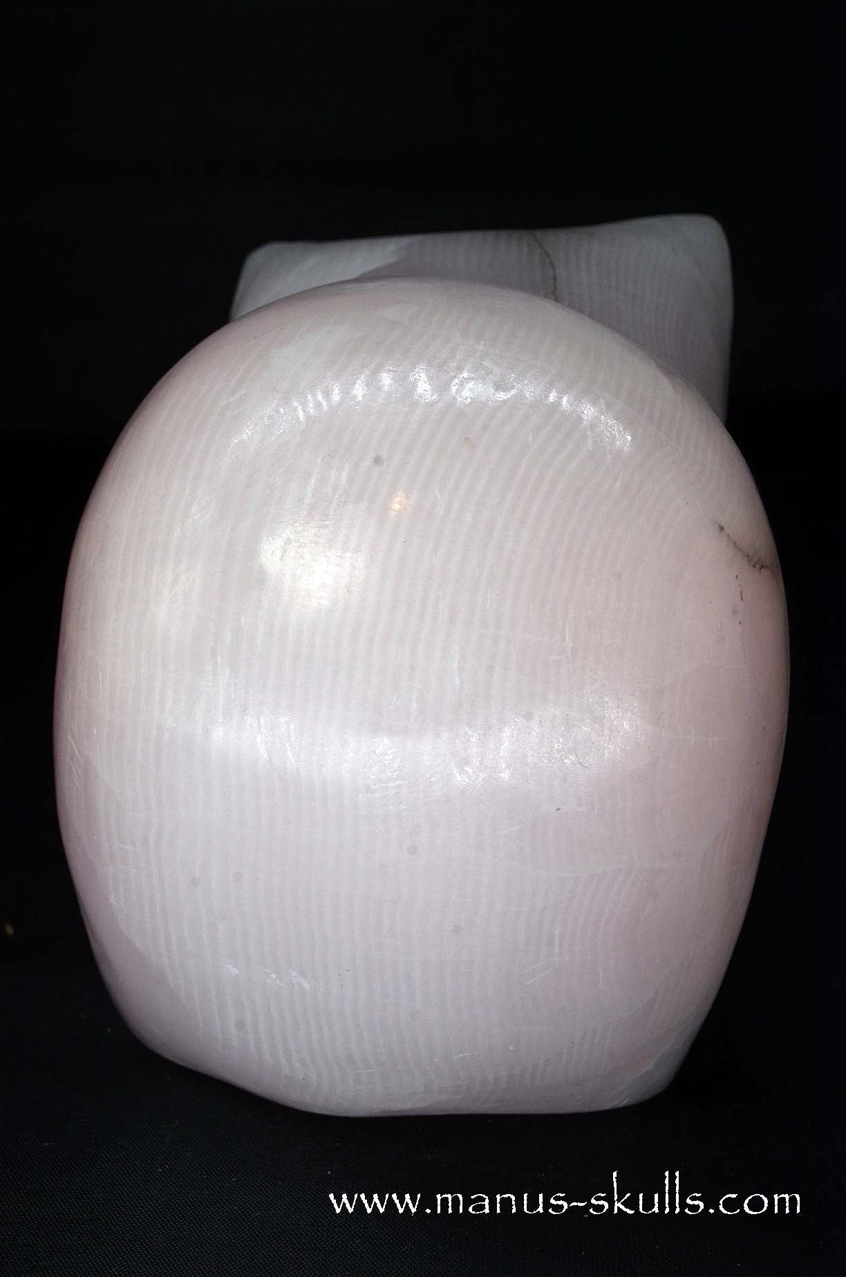 Mangano Calcite Alien Skull