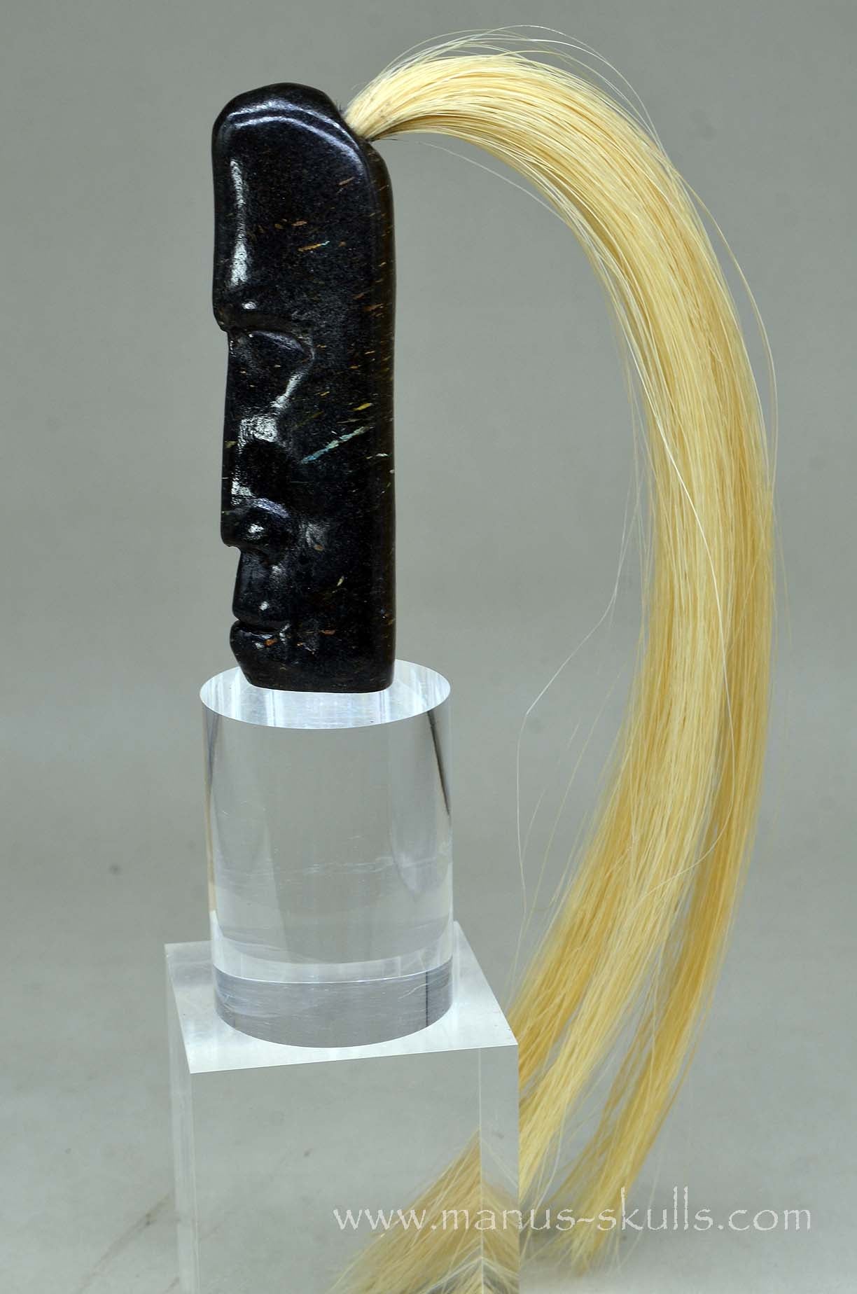 Nuummite Tribal Skull