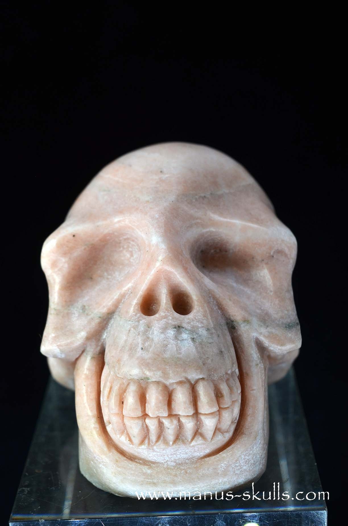 Manus skulls unique Crystal Carvings handmade skulls dragons pendants preseli bluestone tribals spiritual meaning wand Unicorn ..  Pink Solker Marble