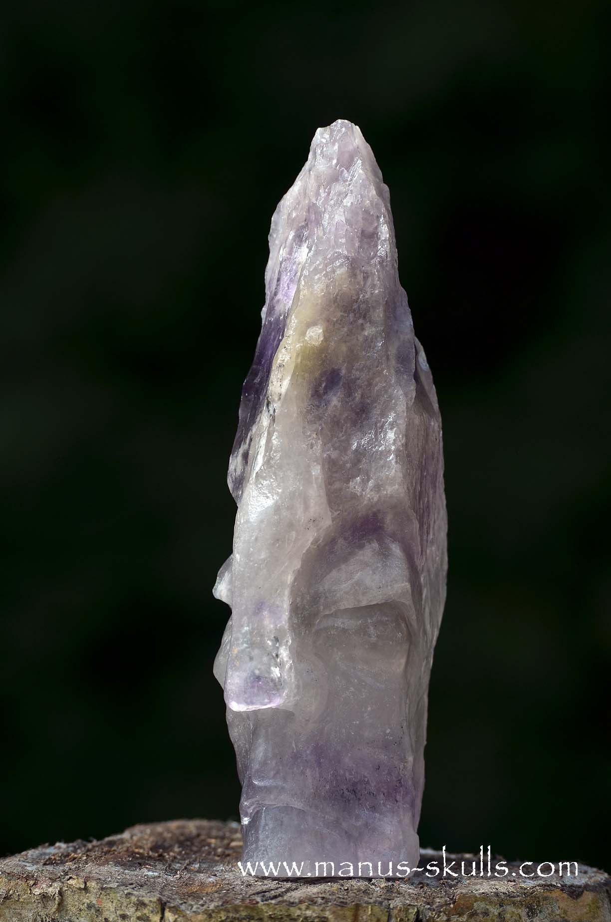 Manus skulls unique Crystal Carvings handmade skulls dragons pendants preseli bluestone tribals spiritual meaning wand Unicorn ..  phantom amethyst