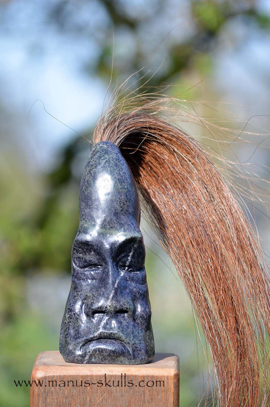 Purple Chromite Tribal Skull #014