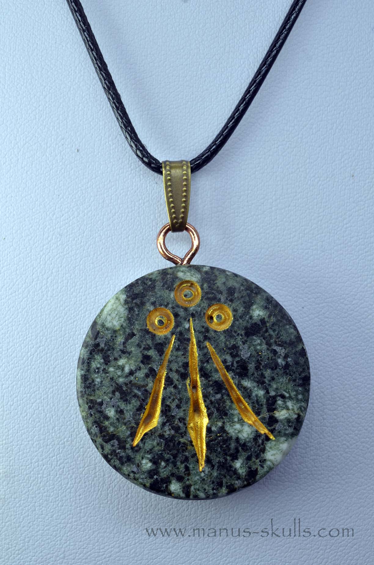 Manus skulls unique Crystal Carvings handmade skulls dragons pendants preseli bluestone tribals spiritual meaning wand Unicorn .. awen