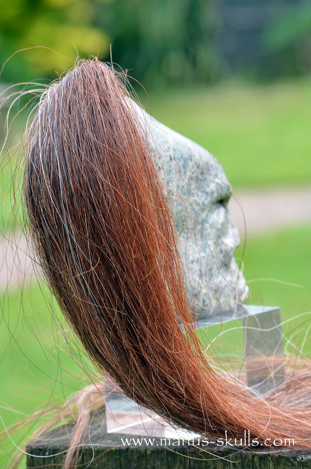 Green Steatite Tribal Skull  #043