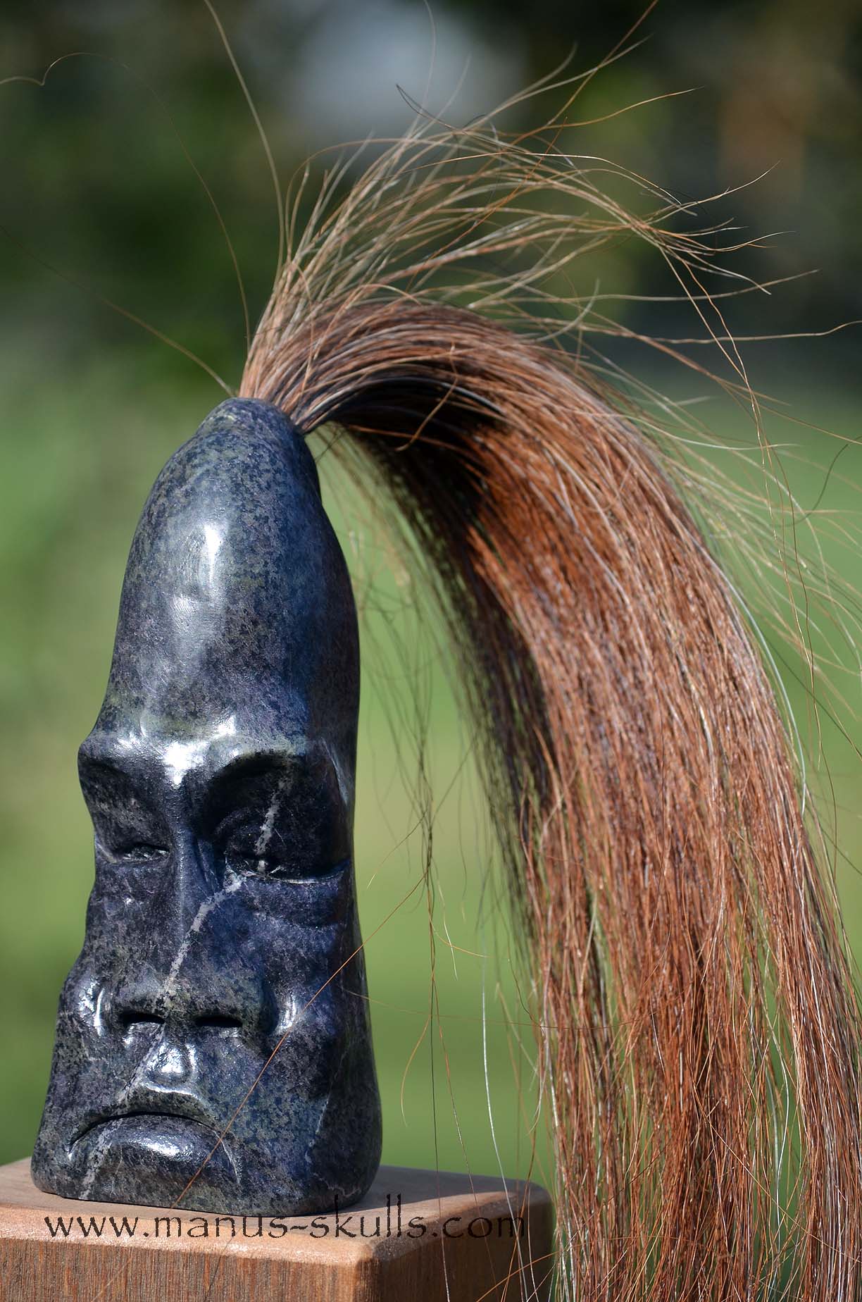 Purple Chromite Tribal Skull #014